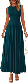 Womens Summer Aline Maxi Dress 2025 - Flowy Sleeveless Tank Formal
