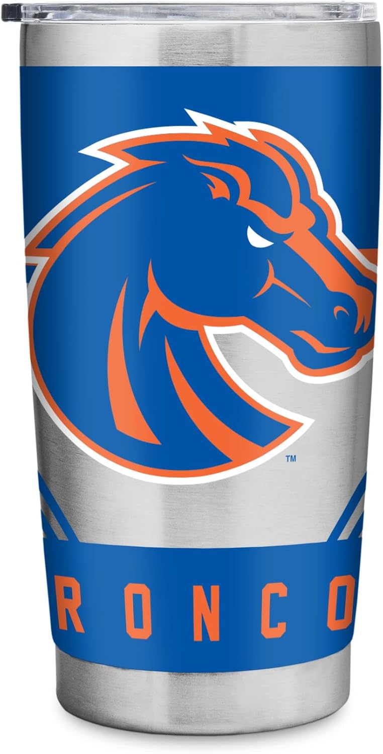 Boise State Broncos 20oz Stainless Steel Tumbler with Lid