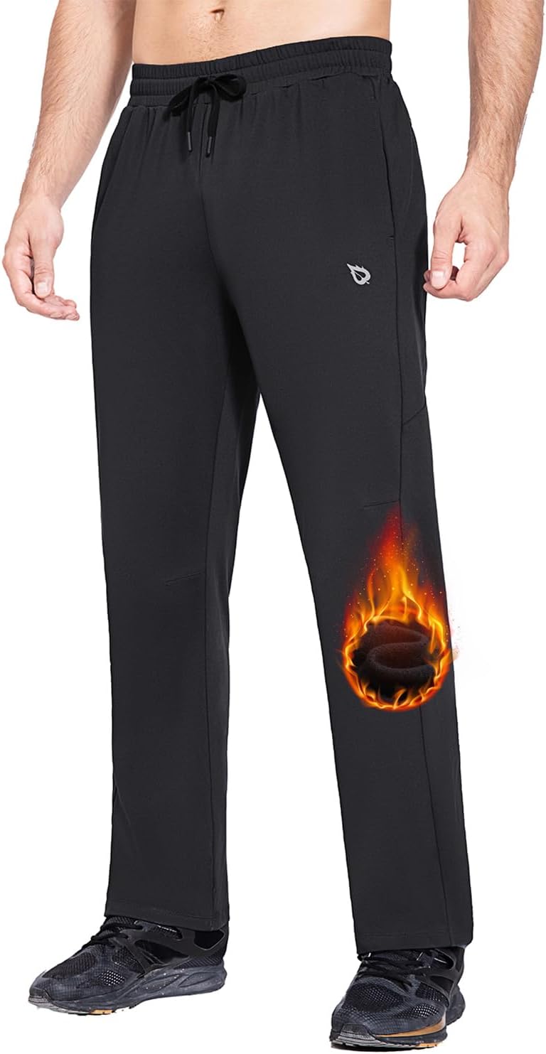 BALEAF Men's Thermal Fleece Pants - Warm & Waterproof
