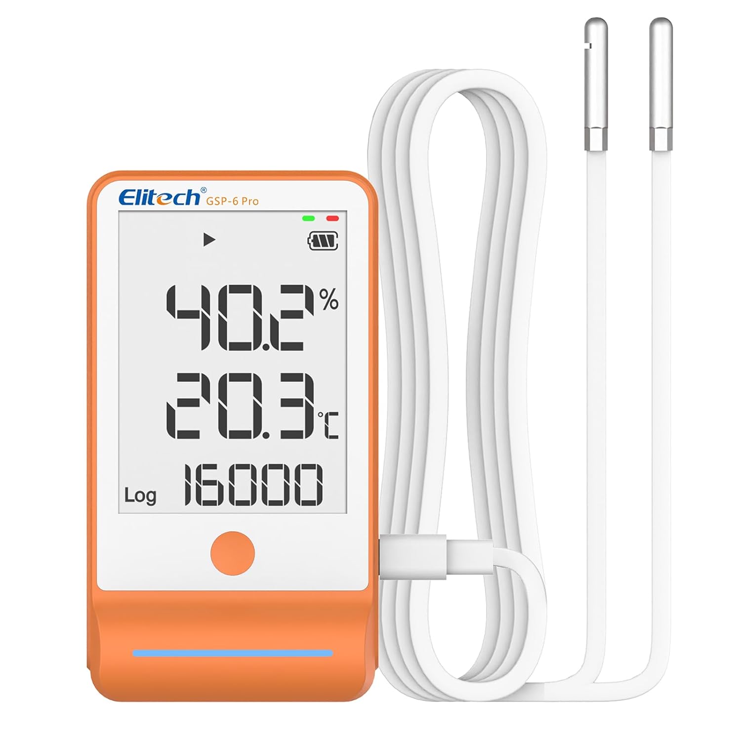 Elitech GSP-6 Bluetooth Data Logger for Temperature and Humidity