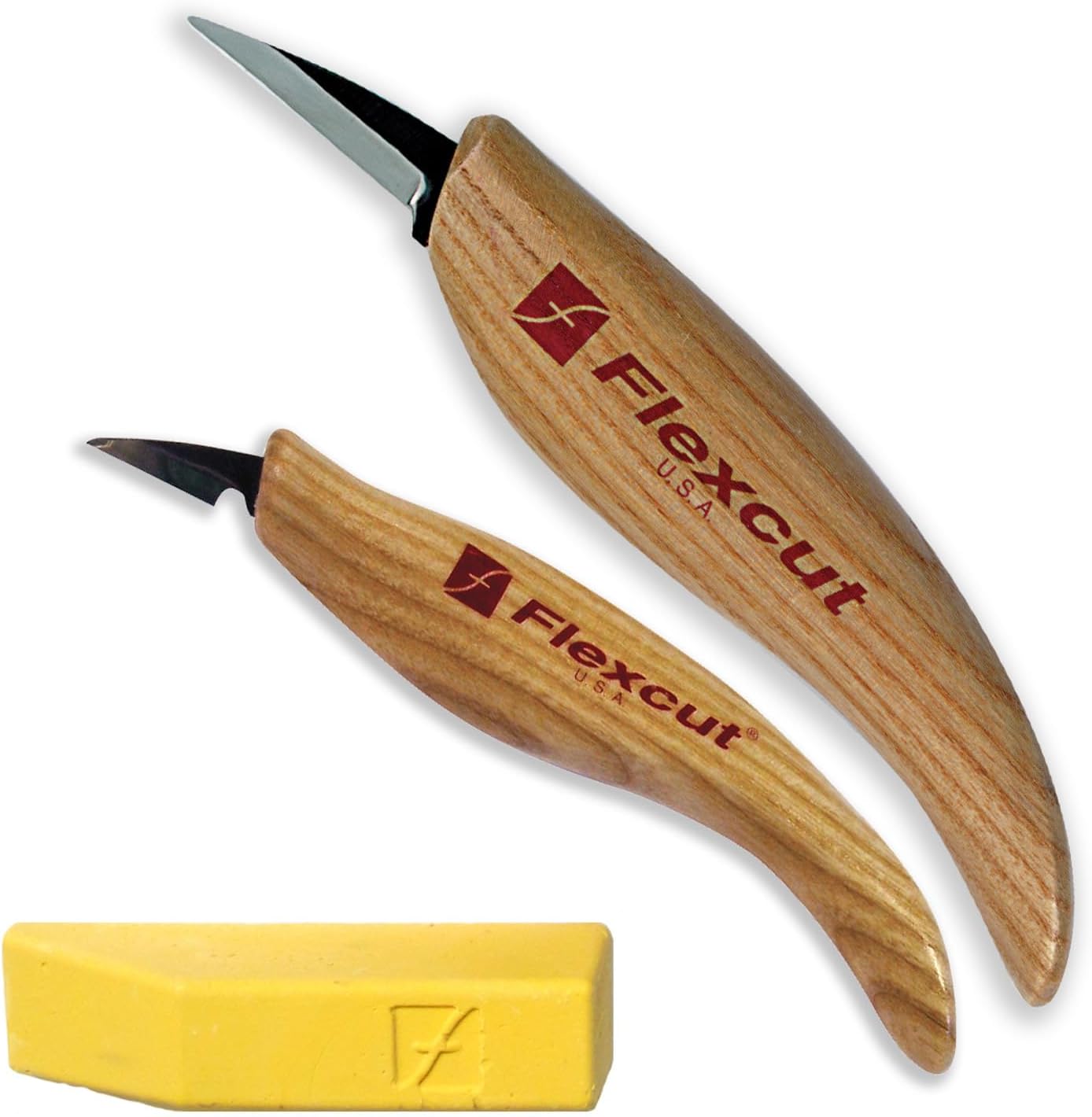 Flexcut Wood Carving Set with Detail Knife and Mini-Pelican