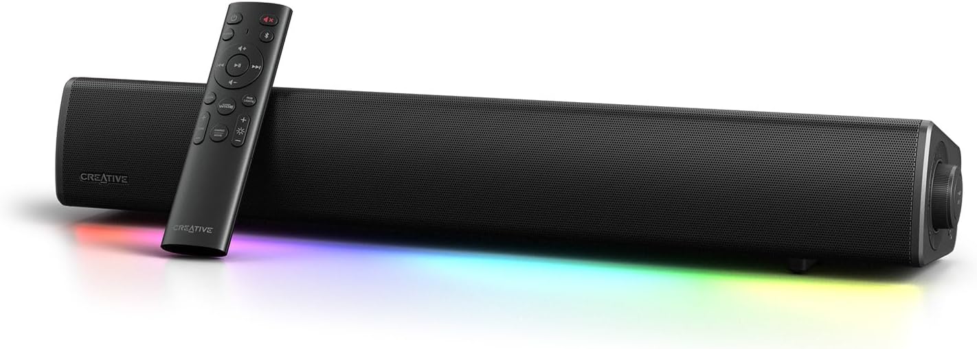 Sound Blaster GS5 RGB Gaming Soundbar with SuperWide Technology