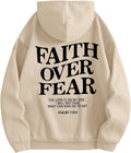 SHENHE Women's Graphic Hoodie Faith Over Fear - Comfortable Everyday