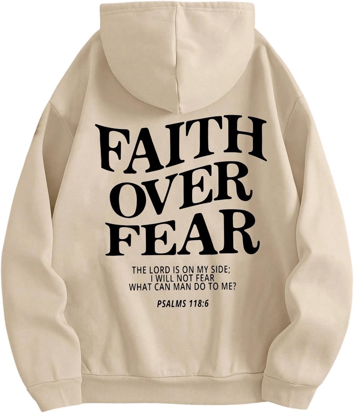 Faith Over Fear Graphic Hoodie by SHENHE