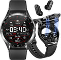 Smart Watch with Earbuds 1.32 in Round Fitness Watch X7 - 2 in 1