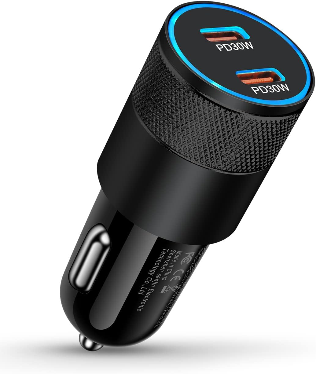 Fast Charge Your Devices on the Go with AILKIN USB C Car Charger!
