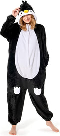 OLAOLA Adult Onesie Penguin Costume - Cozy Plush One-Piece
