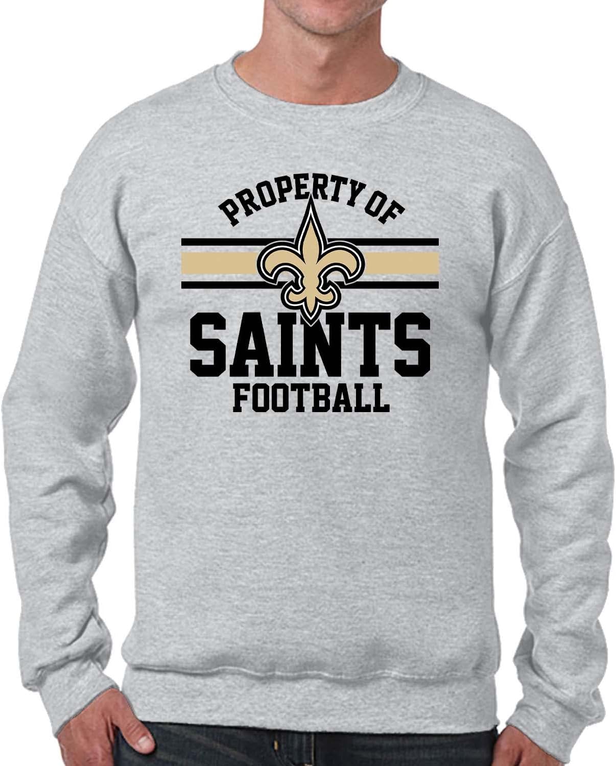 New Orleans Saints Crewneck Fleece Sweatshirt for All Fans
