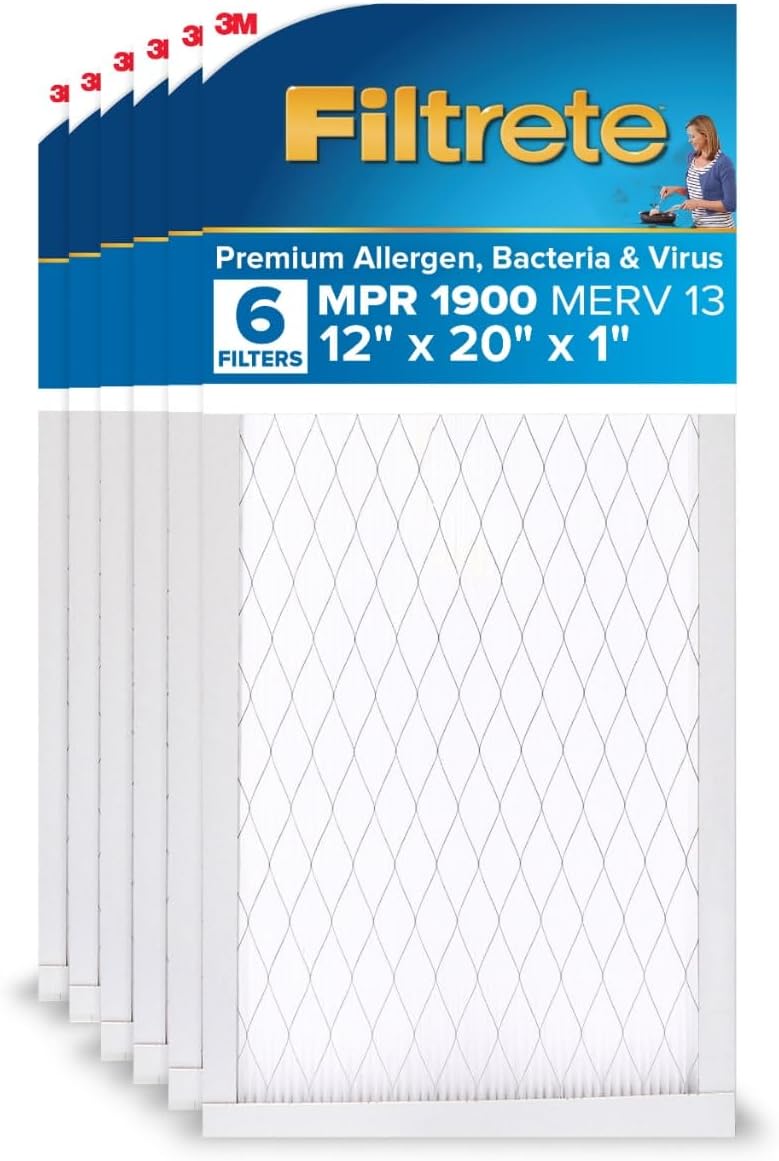 Filtrete 12x20x1 MERV 13 Air Filter for Cleaner Home Air