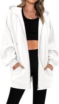 StunShow Women's Zip Up Hoodies Oversized Fleece Sweatshirt - Cozy 77%