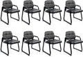 CLATINA Waiting Room Guest Chair with Padded Arm Rest - 8 Pack
