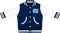 Unisex Baby Varsity Jacket Lightweight with Embroidered College Logo