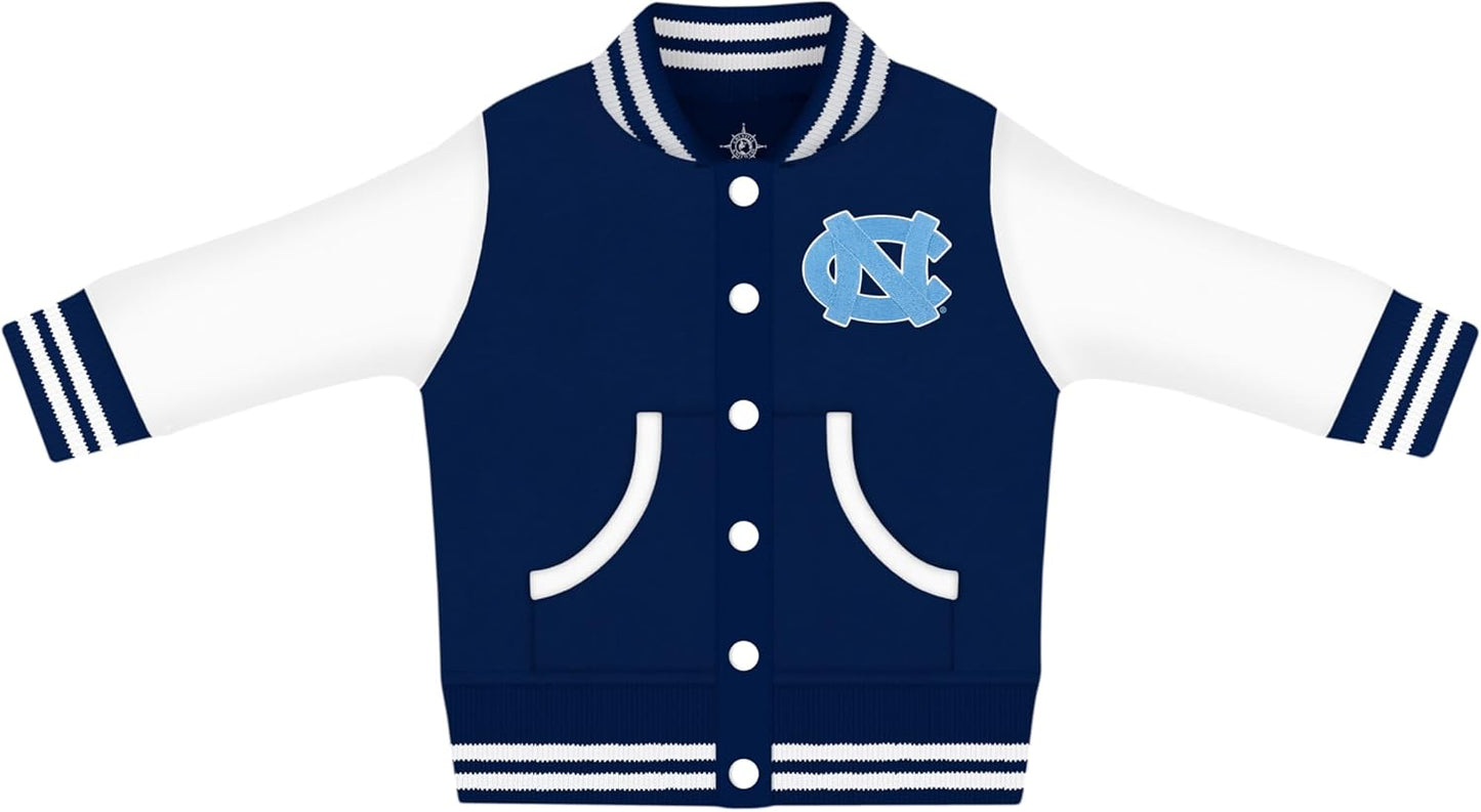 Creative Knitwear College Baby Varsity Jacket for Little Fans