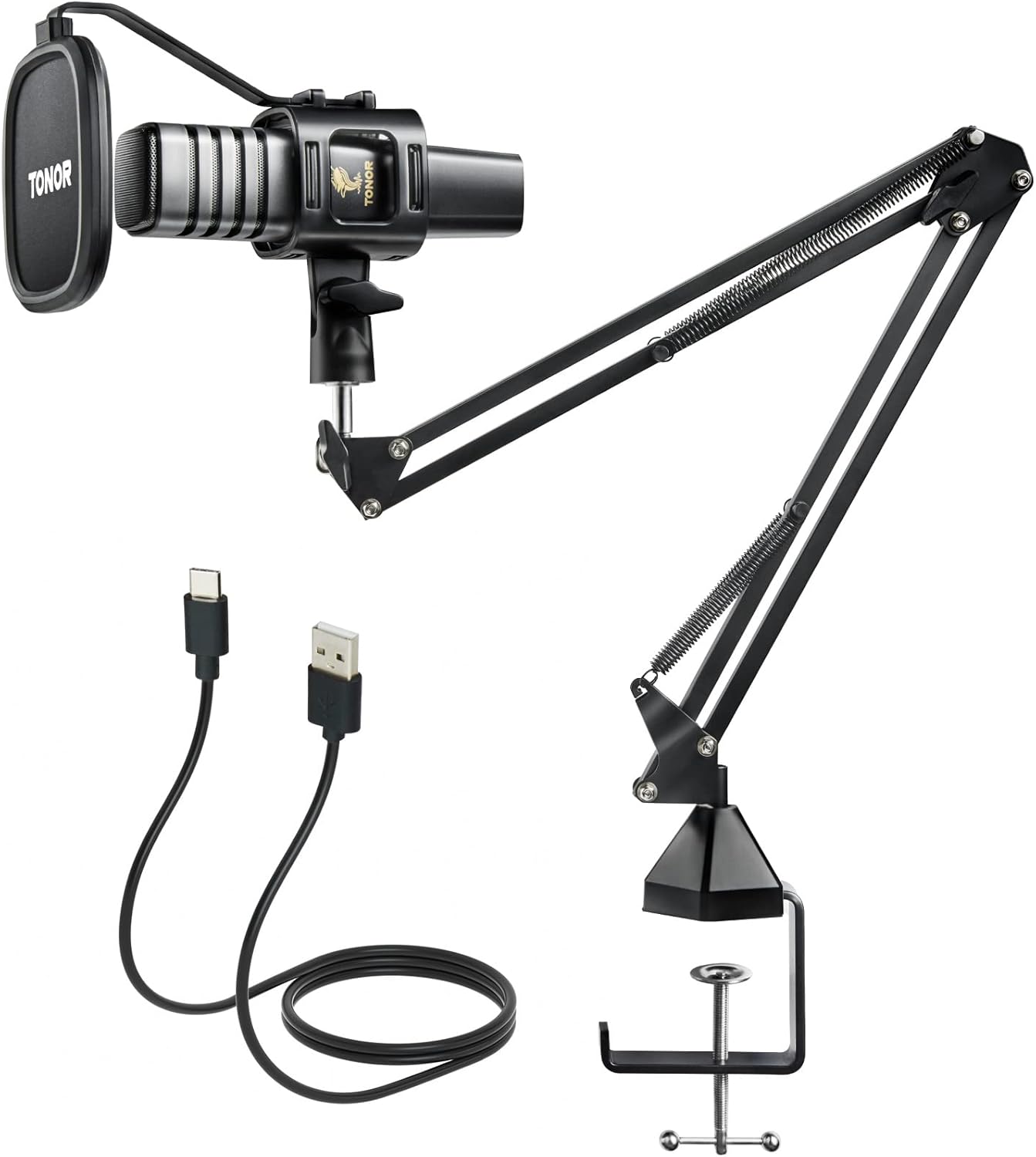 TONOR USB Microphone Kit for Gaming, Streaming, and Podcasting