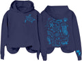 Heevina Pink Palm Puff Hoodie Women - Beachy Graphic Zip Sweatshirt