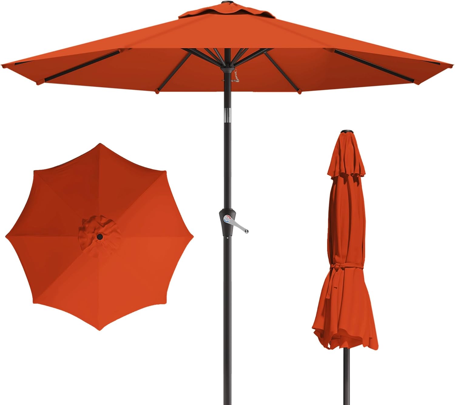 10FT Patio Umbrella with Push Button Tilt for Outdoor Use