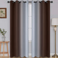 SimpleHome Ombre Room Darkening Curtains for Living Room