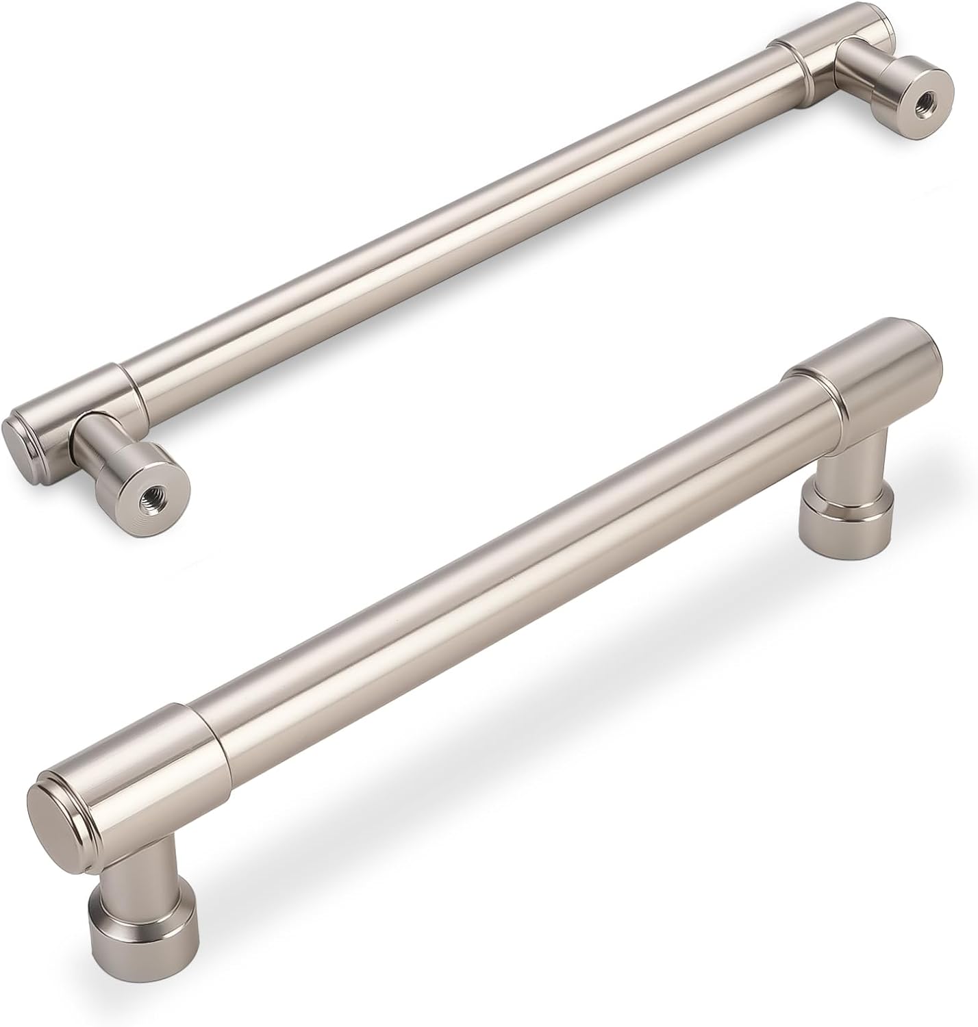 10 Pack Brushed Satin Nickel Cabinet Pulls for Kitchen Drawers
