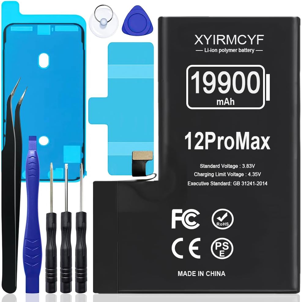 19900mAh Super Capacity Battery for iPhone 12 Pro Max Replacement