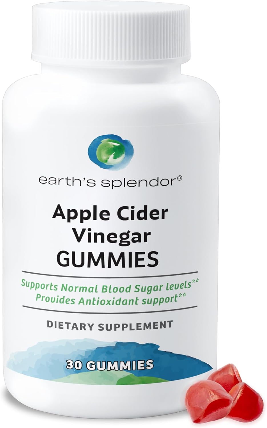 Earth's Splendor ACV Gummies - Boost Digestion & Energy