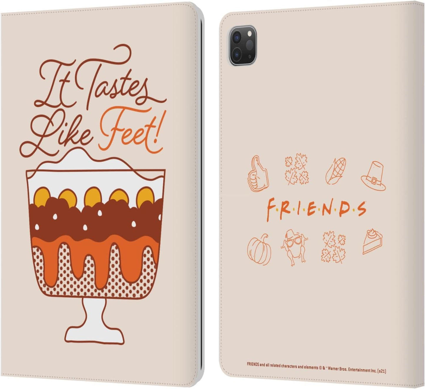 Friends TV Show Tastes Like Feet Leather Wallet Case for iPad Pro
