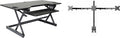 46in Height Adjustable Standing Desk Converter Bundle - Triple Monitor