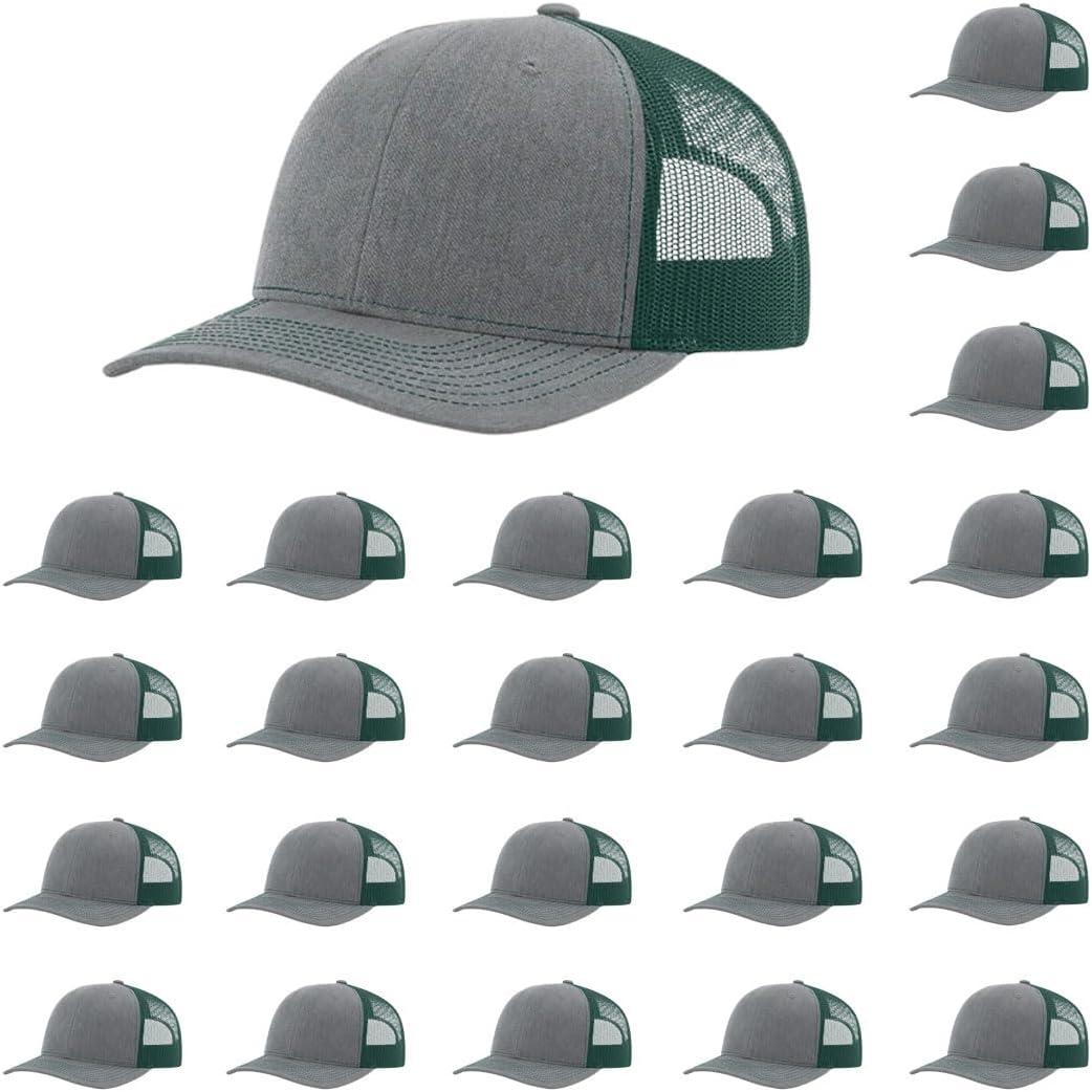 Richardson 112 Classic Six-Panel Adjustable Snapback Trucker Cap