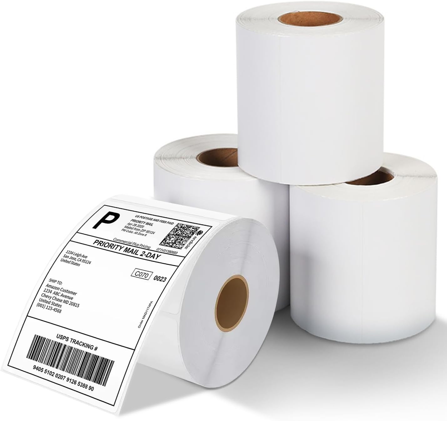 2000 Permanent Adhesive Shipping Labels for MUNBYN & Zebra