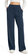 ODODOS Women's Modal Soft Wide Leg Pants - Comfortable High Waist