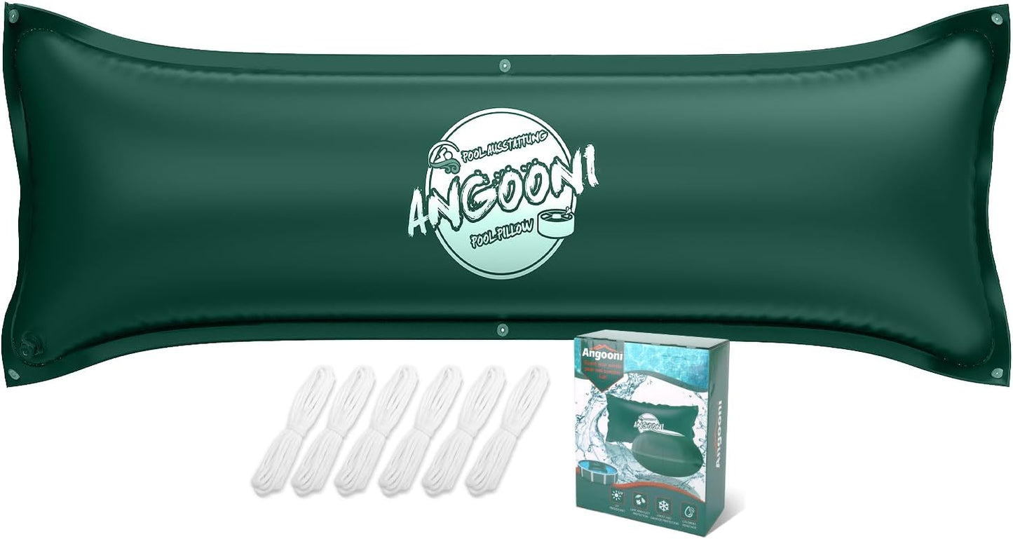 6x15FT Heavy-Duty Green Pool Pillow for Above Ground Pools