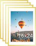 16x24 Picture Frame with Mat for Poster Photo and 40x60 cm Canvas - 4