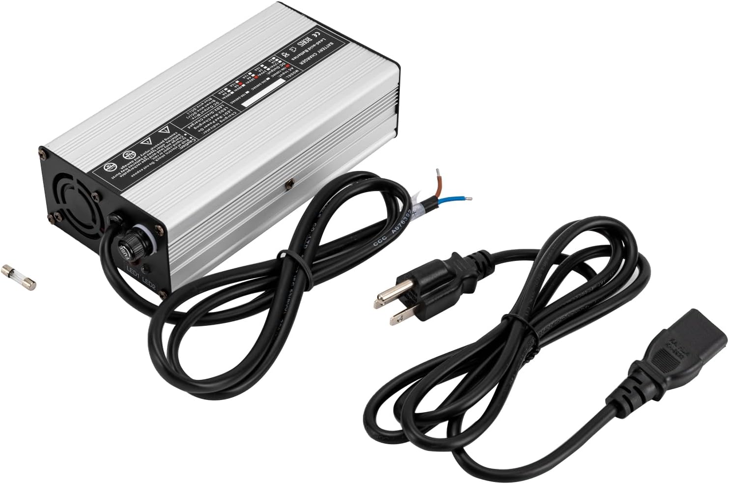 Fast-Charge 36V Golf Cart Battery; LED Indicator, 220W Power, BANLICALI