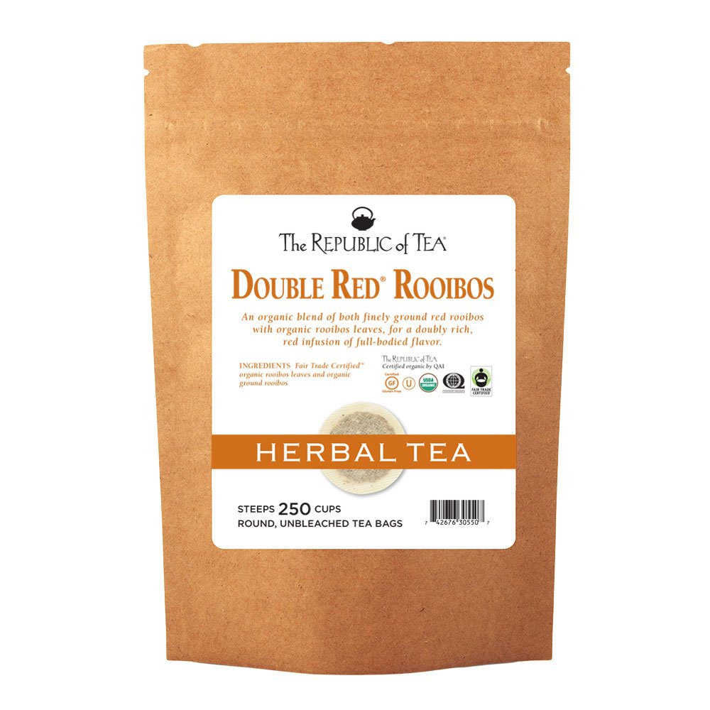 Organic Double Red Rooibos Tea Bags for a Rich Flavor Experience