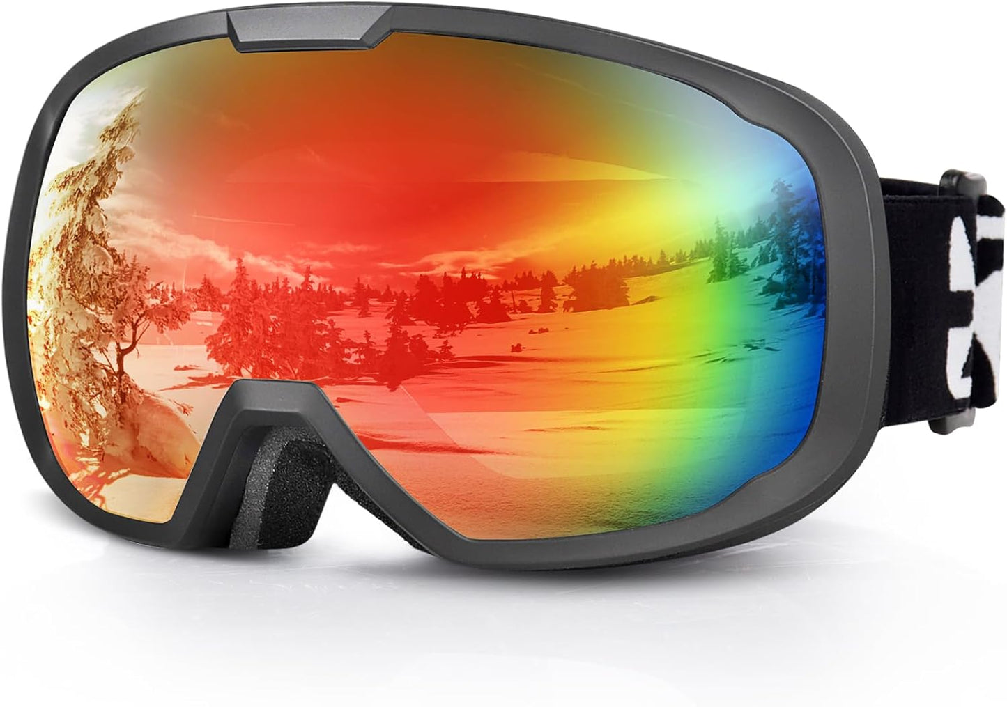 EXP VISION OTG Ski Goggles, Anti-Fog & UV Protection