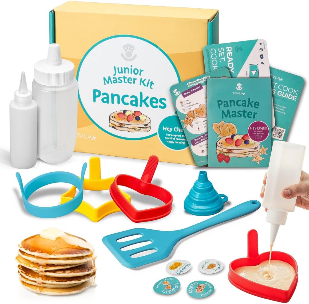 Tovla Jr. Ultimate Pancake Making Kit for Kids - Fun & Learning
