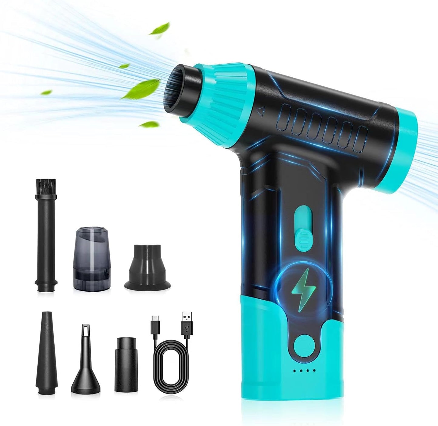110,000 RPM Electric Air Blower - Dust Off Anywhere!