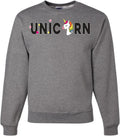 Unisex Crewneck Rainbow Pride Sweatshirt - Soft Pill Resist Fleece