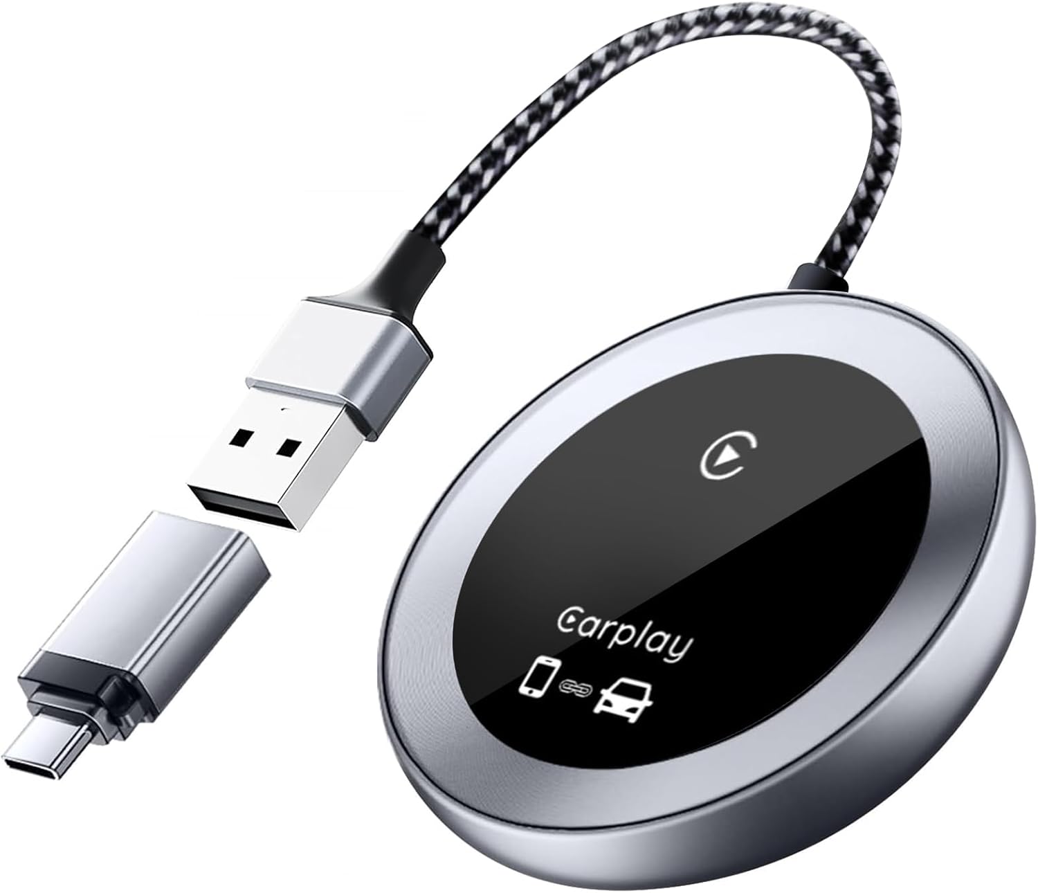 Wireless 2-in-1 Carplay & Android Adapter - Plug & Play
