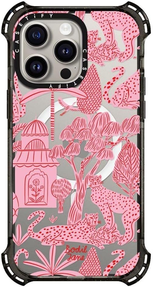 CASETiFY Bounce iPhone 15 Pro Max Case with Cheetah Print