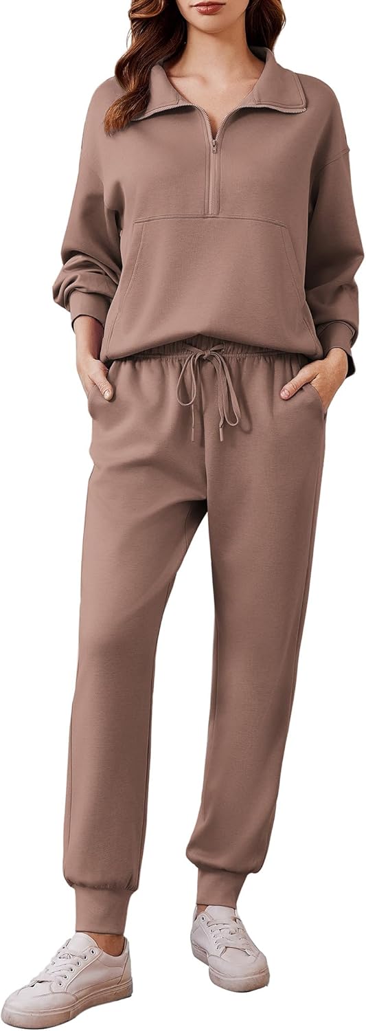 Stylish 2 Piece Tracksuit Set for Women by PINSPARK - Perfect for Fall
