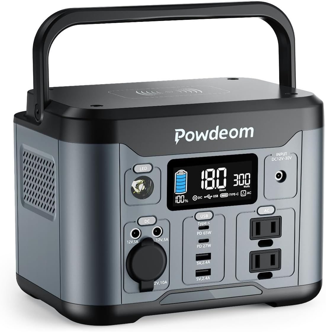 Powdeom 296Wh Portable Power Station : Reliable Power Anywhere