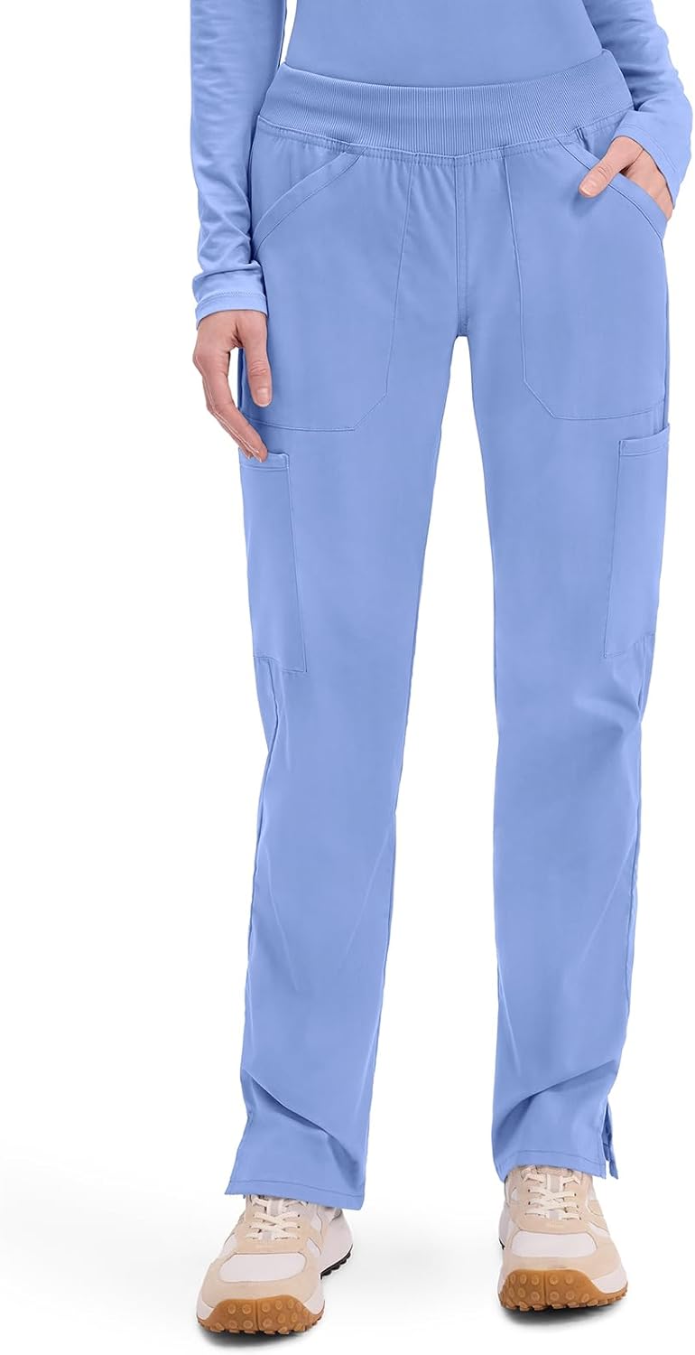 Cherokee Women's Scrub Pants with 6 Pockets & 2-Way Stretch