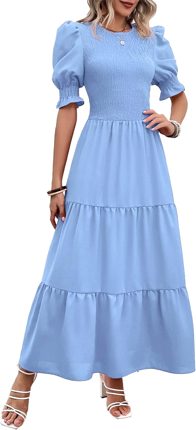 BTFBM Women Casual Summer Dresses for 2025 Spring Style