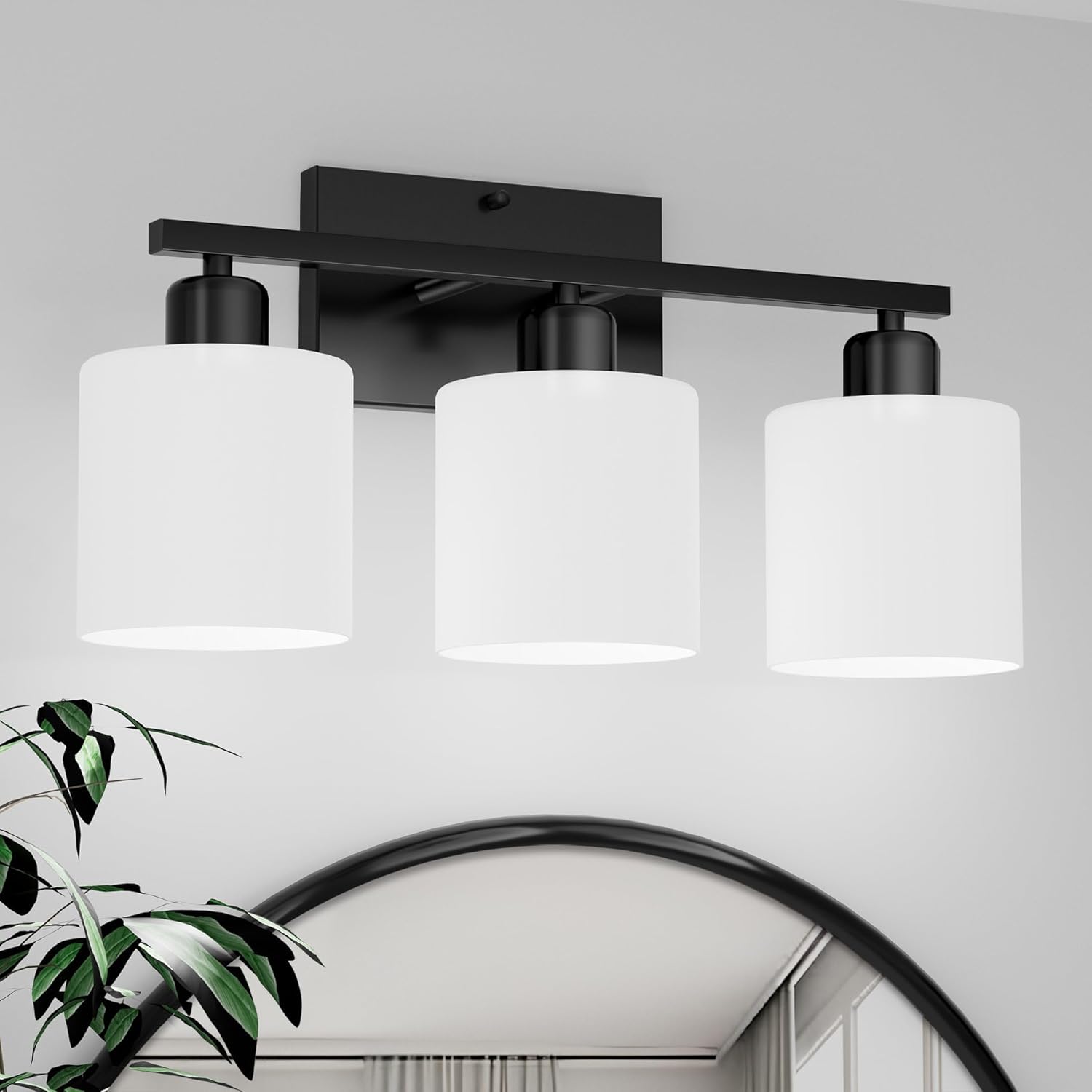 Modern 3-Light Black Bathroom Light Fixtures for Any Space