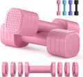 Zempox Adjustable Dumbbell Set for Women - 4 in 1 Weights