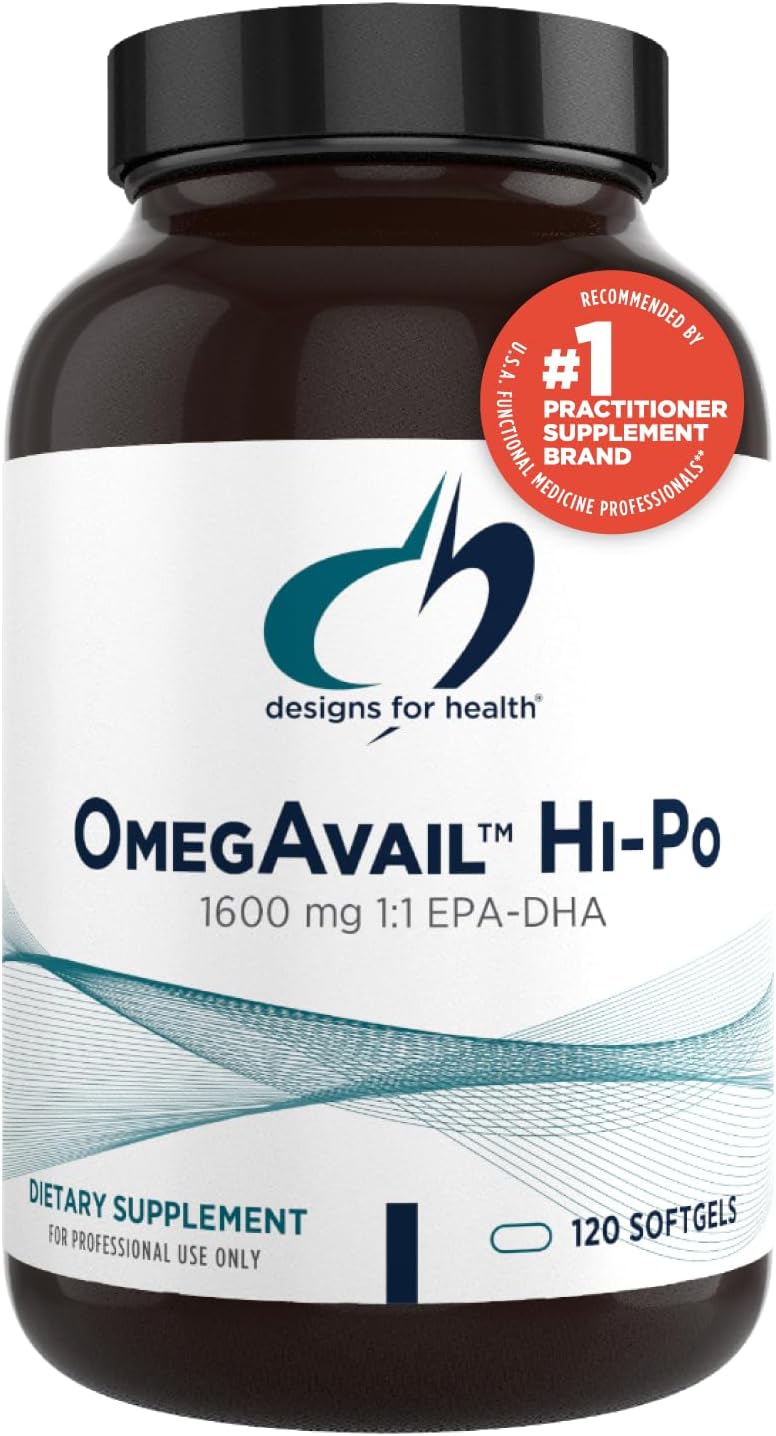 OmegAvail Hi-Po Omega-3 Fish Oil Supplement for Optimal Health