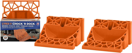 Lynx Chock 'R Dock 3 Pack with Carry Bag for Safe Parking