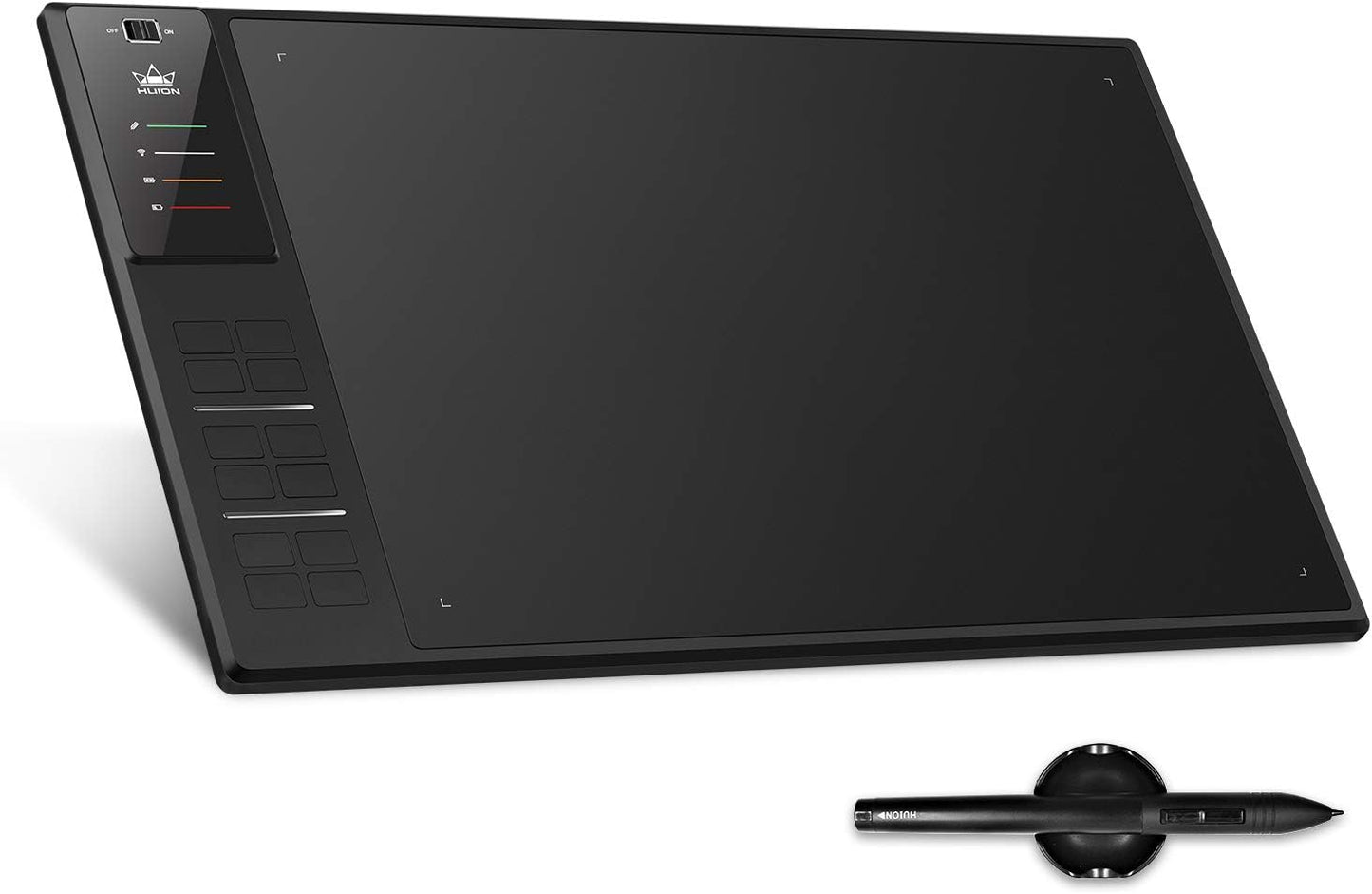 HUION WH1409 Wireless Graphic Drawing Tablet with 12 Keys