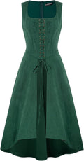 Renaissance Dress for Women - Pirate Witchy Overdress with Pockets