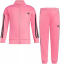 Girls Tricot Track Set with Zip Jacket and Joggers - Comfortable Fit